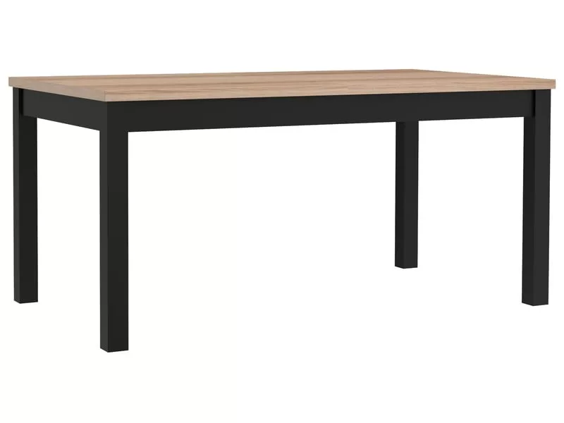 Table de séjour rectangulaire avec allonge bicolore BROOKLYN - 90x160.4-200.4max. cm – Image 4