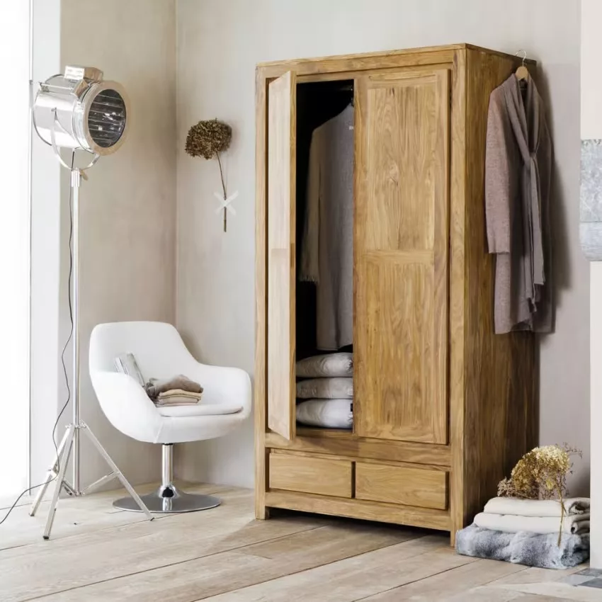 Stockholm - Armoire en sheesham massif L110 – Image 4