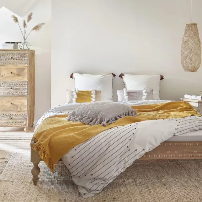 Samoa - Chiffonnier 5 tiroirs en bois de manguier massif – Image 4