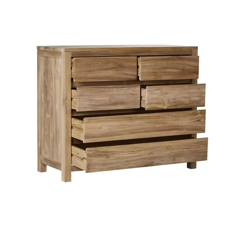 Aldo - Commode en teck massif 120 cm – Image 3