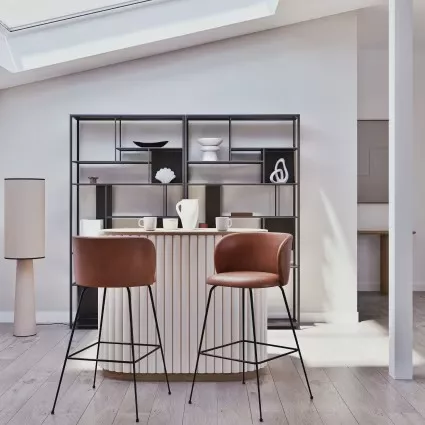 Caldera - Bar bicolore avec rondins blancs – Image 2