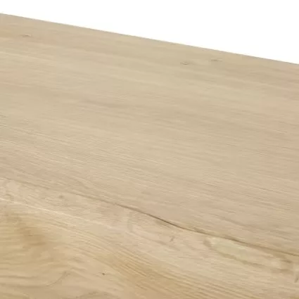 Magnus - Buffet enfilade vintage 4 portes en bois de chêne massif L220 – Image 5