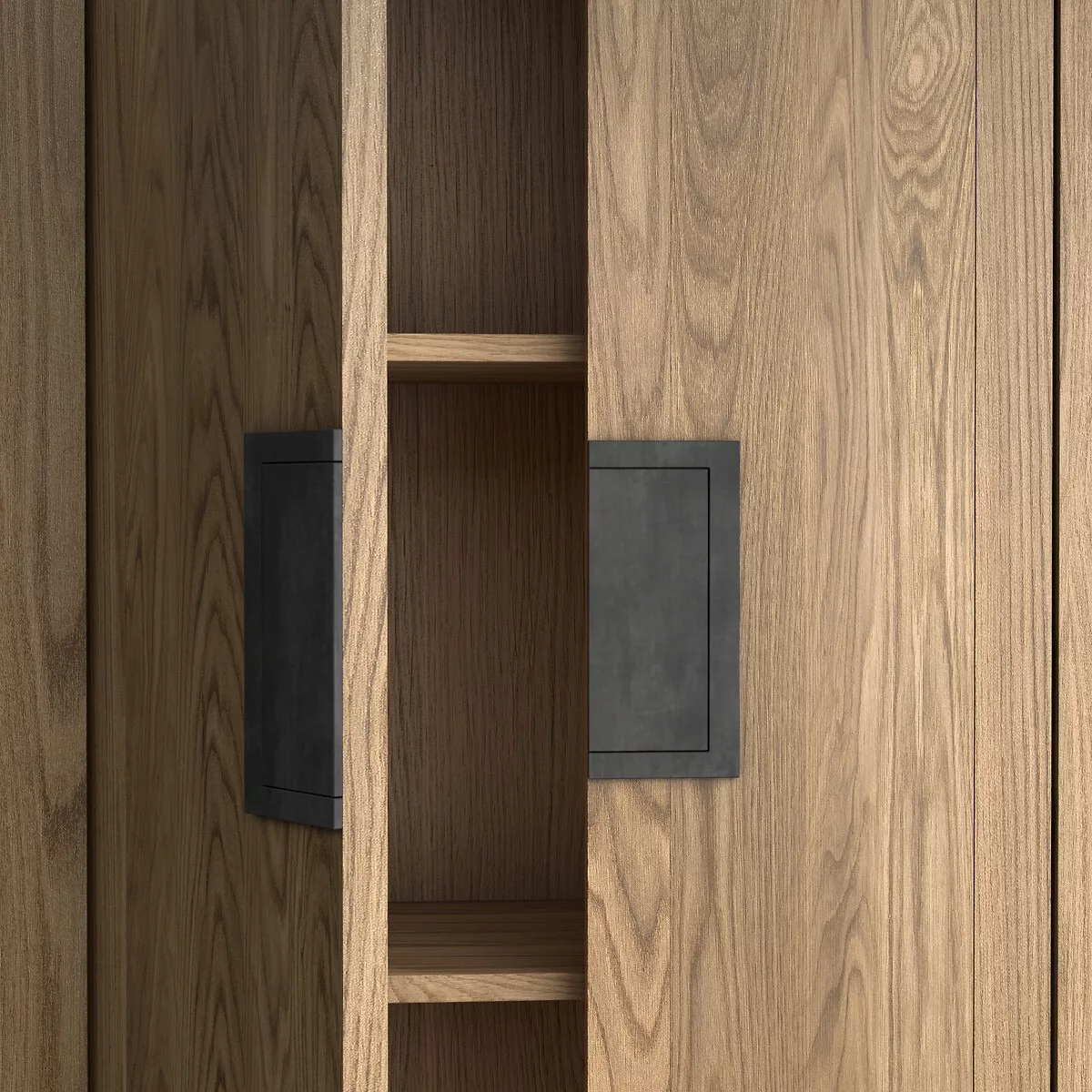 Armoire chinoise chêne massif et plaqué, Ling – Image 5