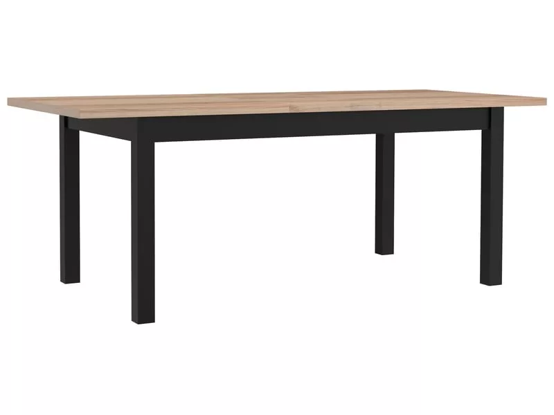 Table de séjour rectangulaire avec allonge bicolore BROOKLYN - 90x160.4-200.4max. cm – Image 5