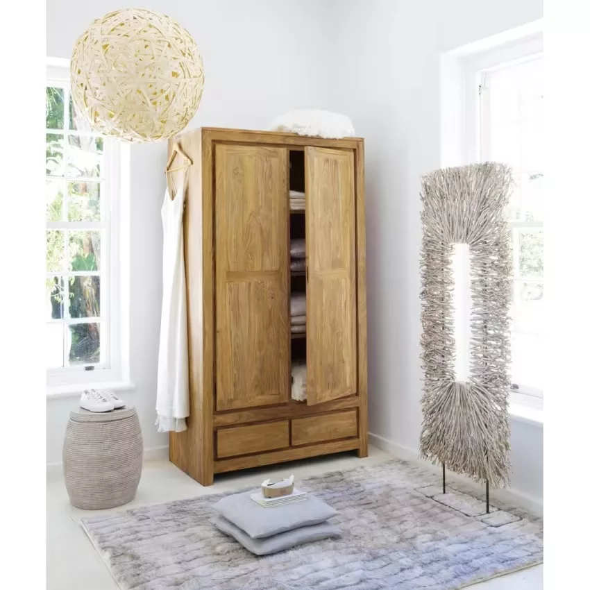 Stockholm - Armoire en sheesham massif L110 – Image 5