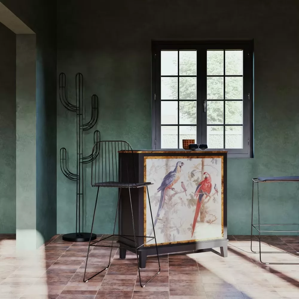 Manolo - Porte-manteau en métal filaire noir – Image 2