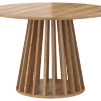 Table de séjour rond(e) fixe naturel LOMOCO FRIDA – 120×120