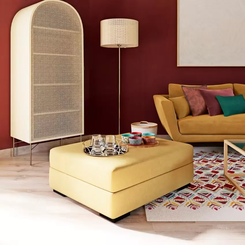 Solstice - Armoire 1 porte cannage en rotin L70 – Image 5