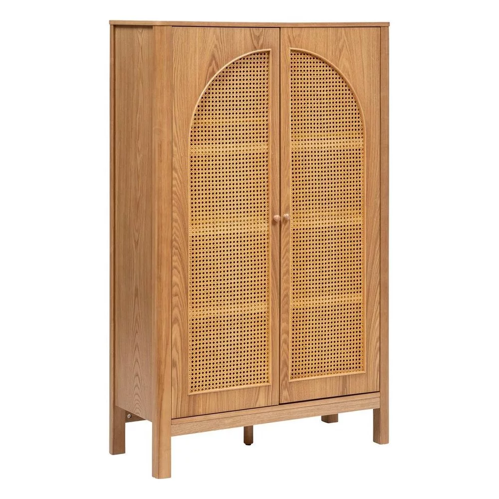 Armoire 2 portes cannage en rotin TIRIA