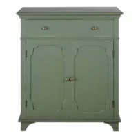 Selena – Buffet 2 portes 1 tiroir noir charbon L85