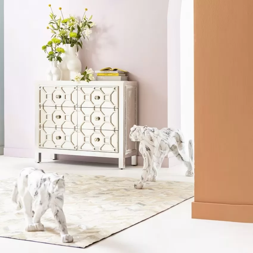 ALHAMBRA - Commode 6 tiroirs fini métallisé – Image 5