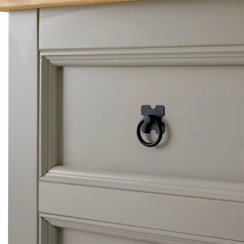 Tequila - Commode 3 tiroirs en bois massif, coloris naturel – Image 6