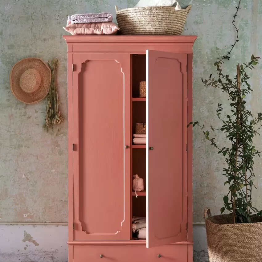 Selena - Armoire 2 portes 1 tiroir blanc L104 – Image 5