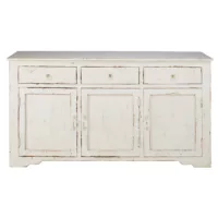 Avignon – Buffet 3 portes en manguier blanchi L161