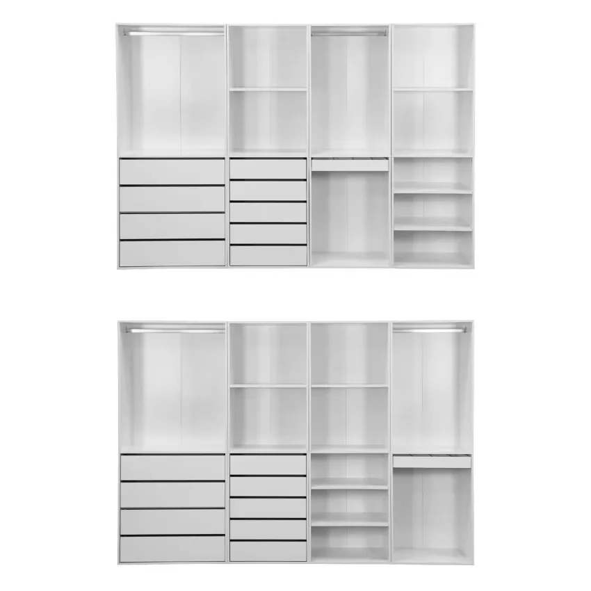 Modulo - Kit dressing modulable avec 4 éléments, blanc – Image 25