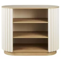 Caldera – Bar bicolore avec rondins blancs