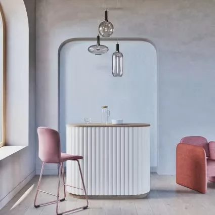 Caldera - Bar bicolore avec rondins blancs – Image 3