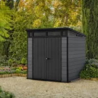 Abri de jardin CORTINA 77 en résine KETER gris foncé 4,7m²