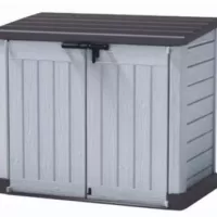 Coffre de jardin SIO MAX en résine – KETER – noir et gris – 1200 litres